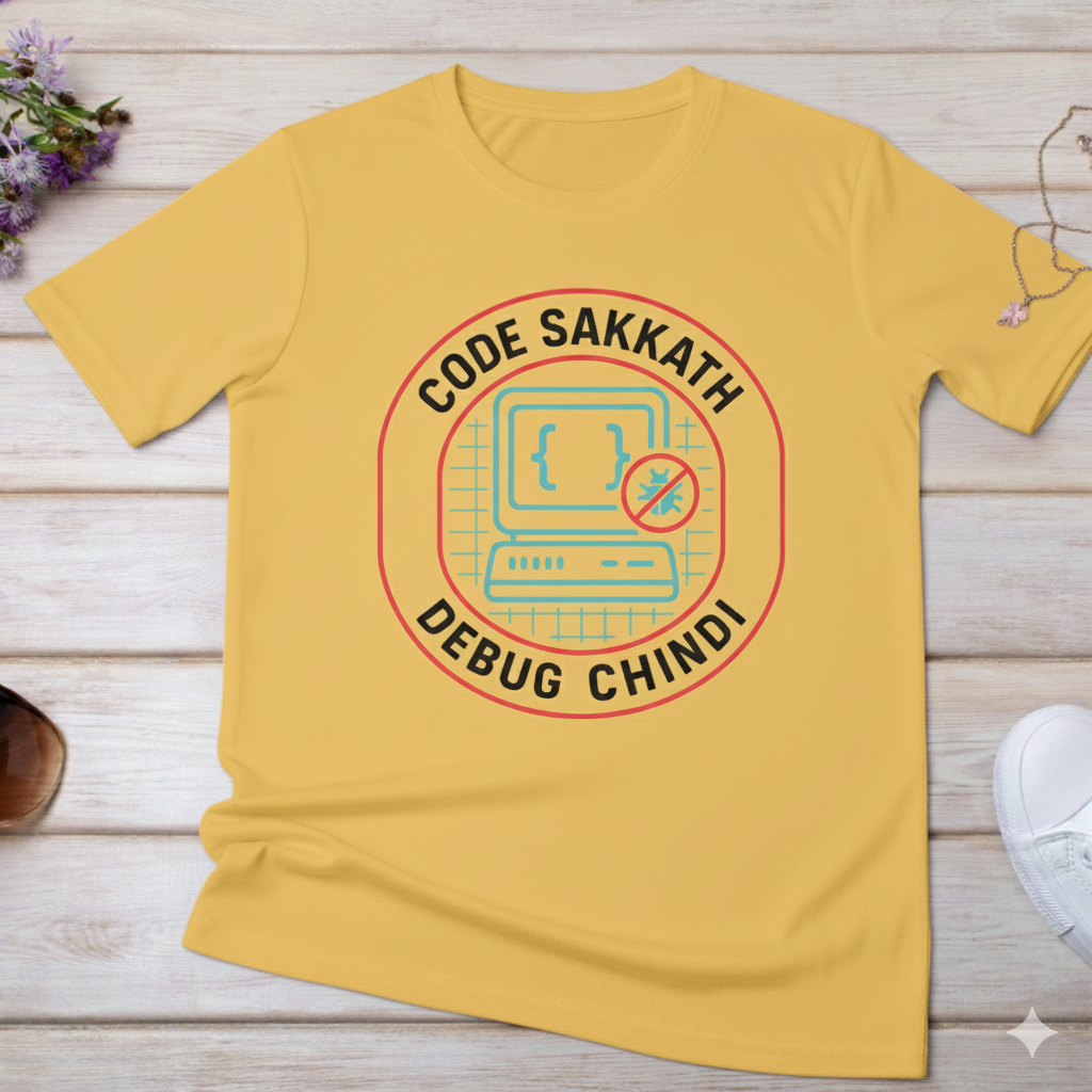 The "Sakkath Vibe" Namma Bengaluru Slang Tee